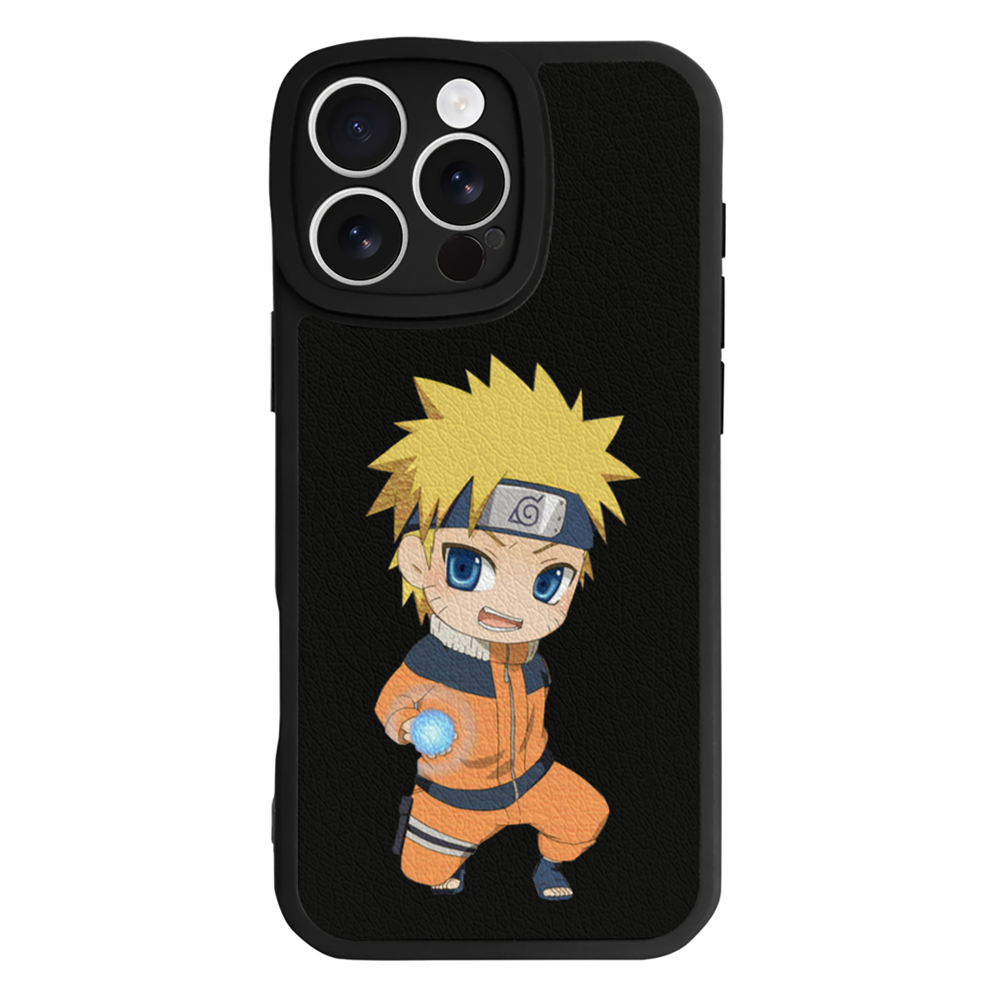 （画像用） NARUTO -ナルト- うずまき ナルト Uzumaki Naruto 【iPhone 16シリーズ対応】シリコンスマホケース（レザー調） 材質：シリコン